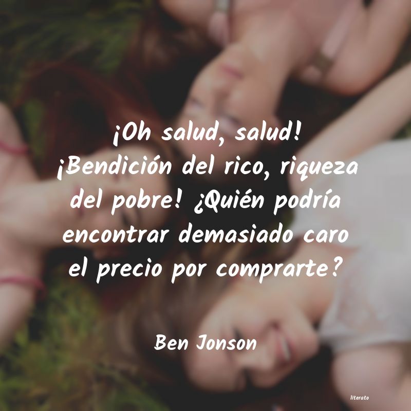 Frases de Ben Jonson