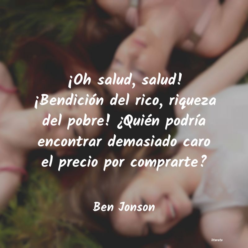 frases de Ben Jonson