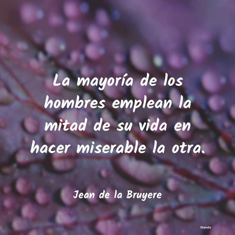 Frases de Jean de la Bruyere