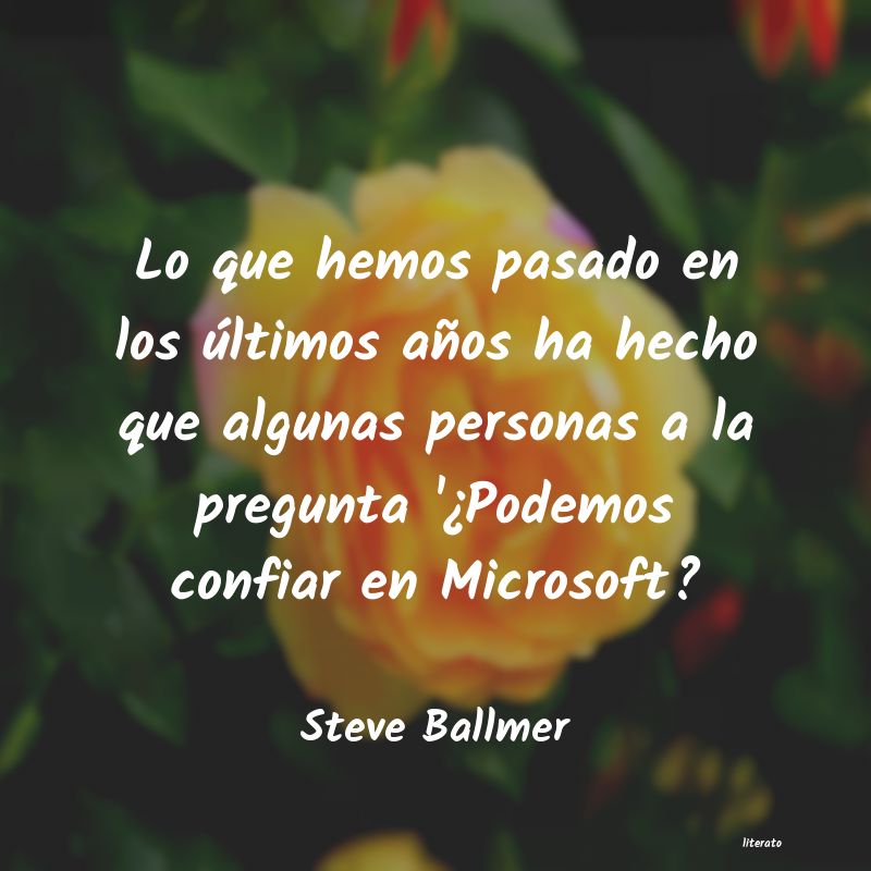 Frases de Steve Ballmer