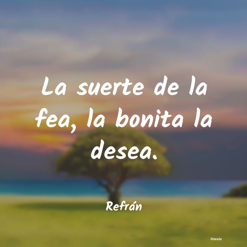 Frases de Refrán