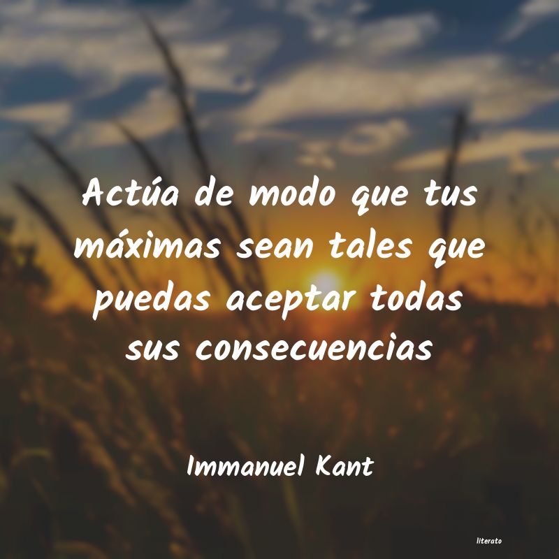 Frases de Immanuel Kant