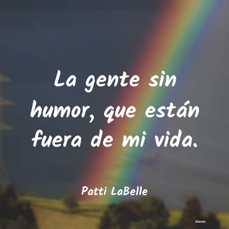 frases de Patti LaBelle