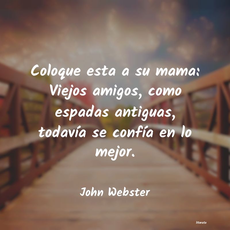 frases de John Webster