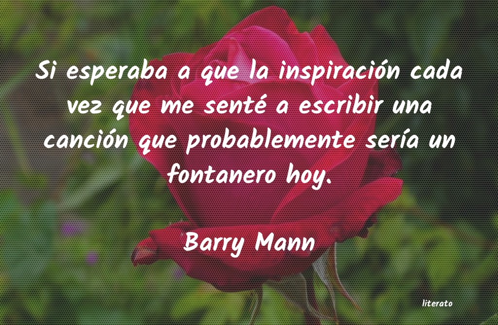 Frases de Barry Mann