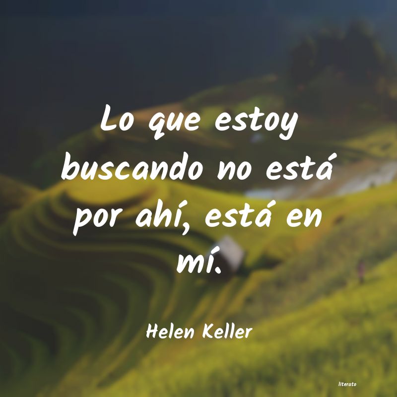 frases de Helen Keller