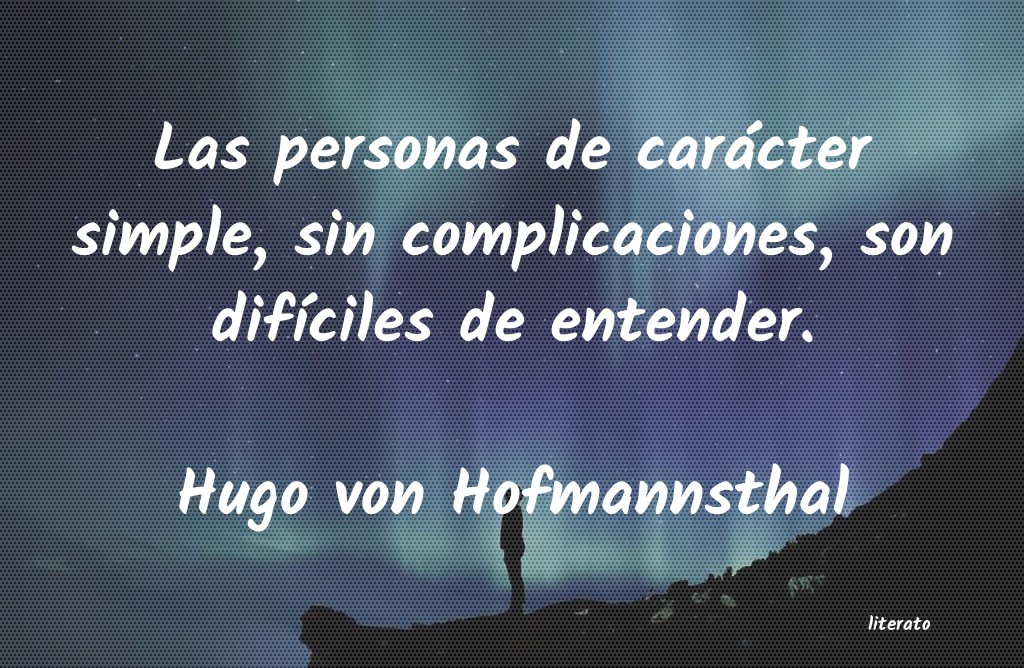 Frases de Hugo von Hofmannsthal