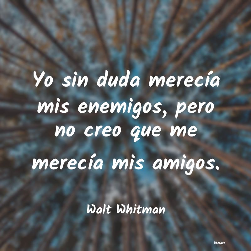 frases de Walt Whitman