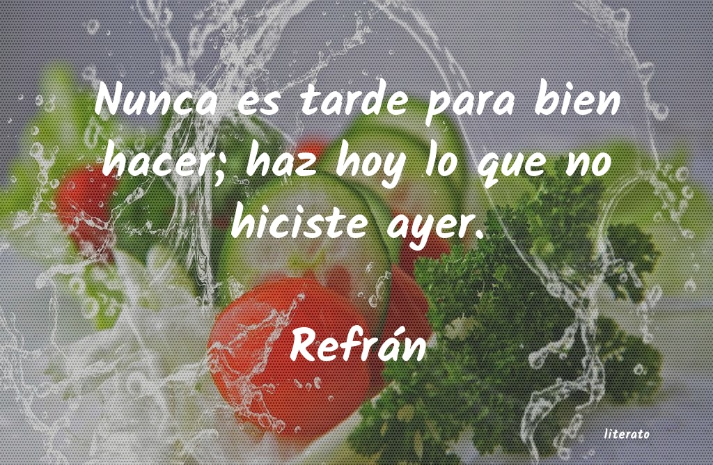 Frases de Refrán