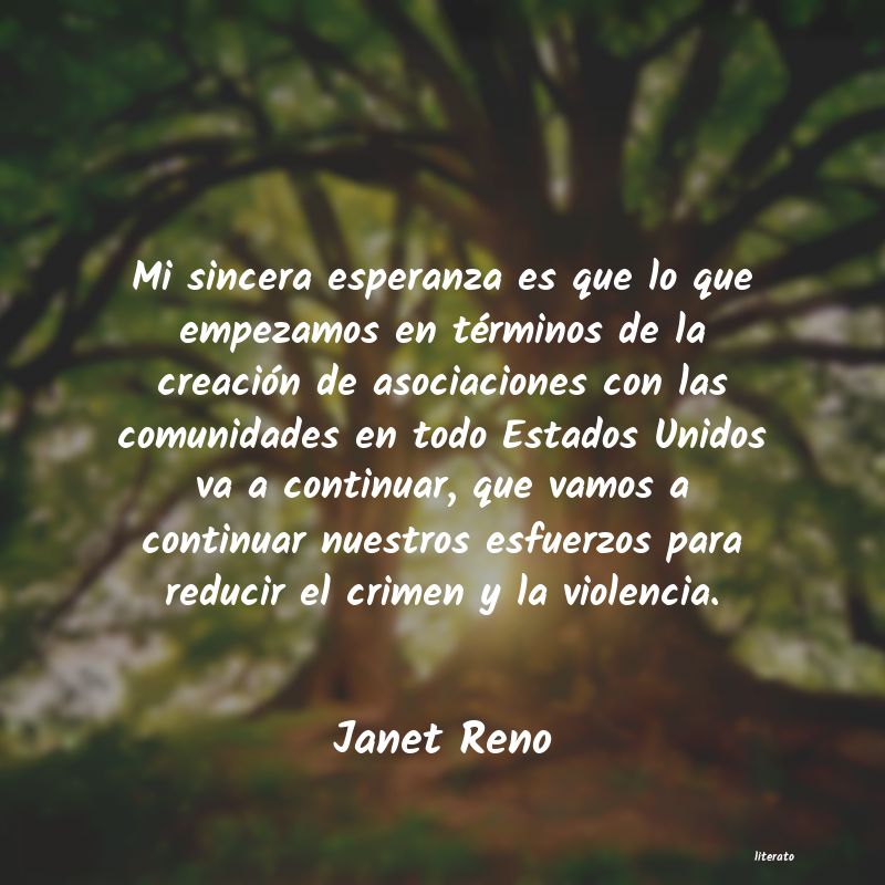 Frases de Janet Reno