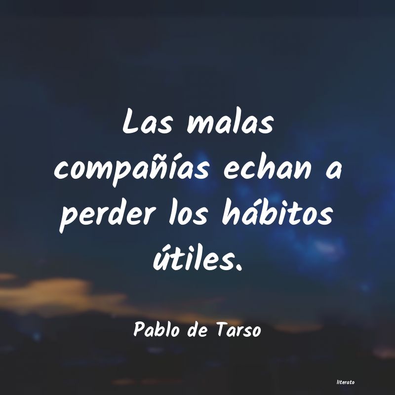 frases de Pablo de Tarso