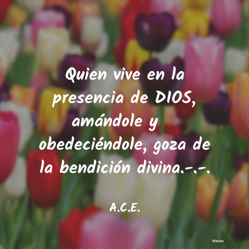 Frases de A.C.E.