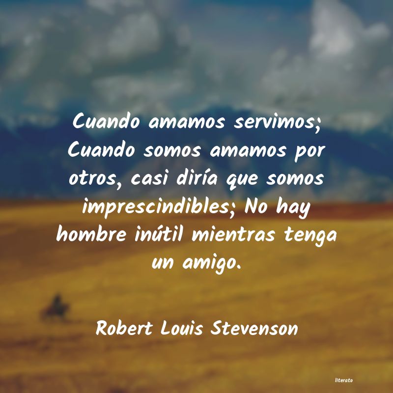 frases de Robert Louis Stevenson