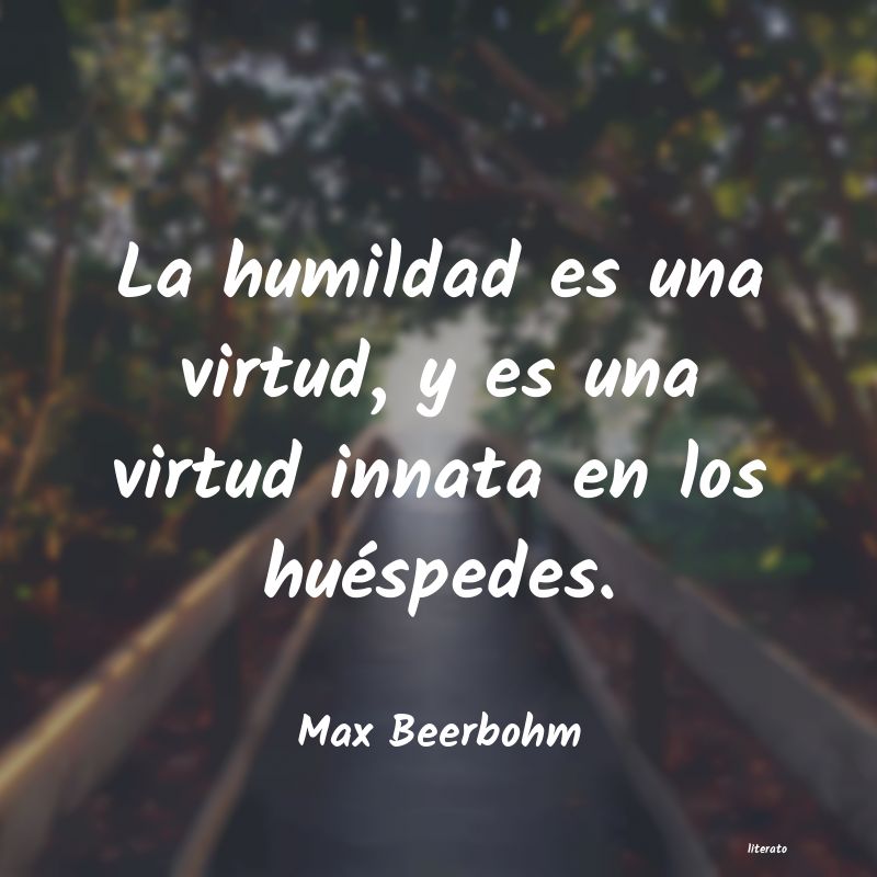 Frases de Max Beerbohm