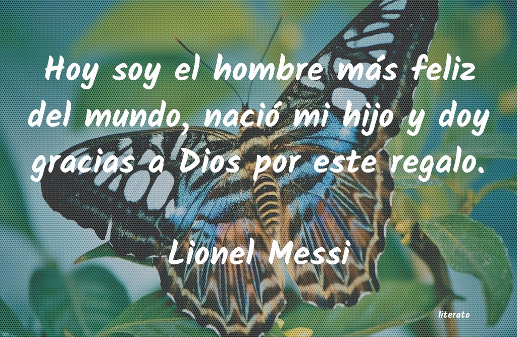 Frases de Lionel Messi