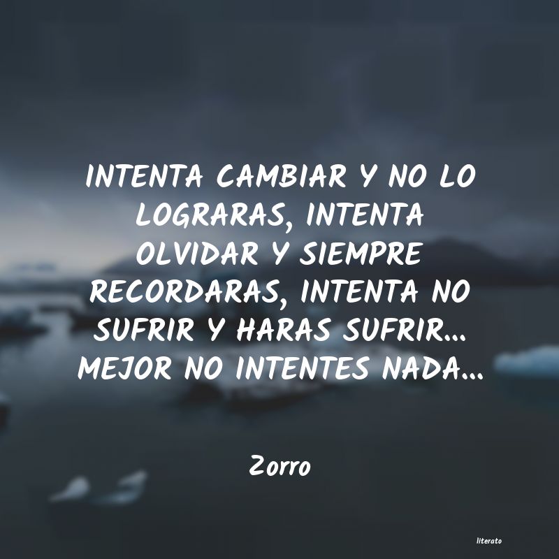 Frases de Zorro