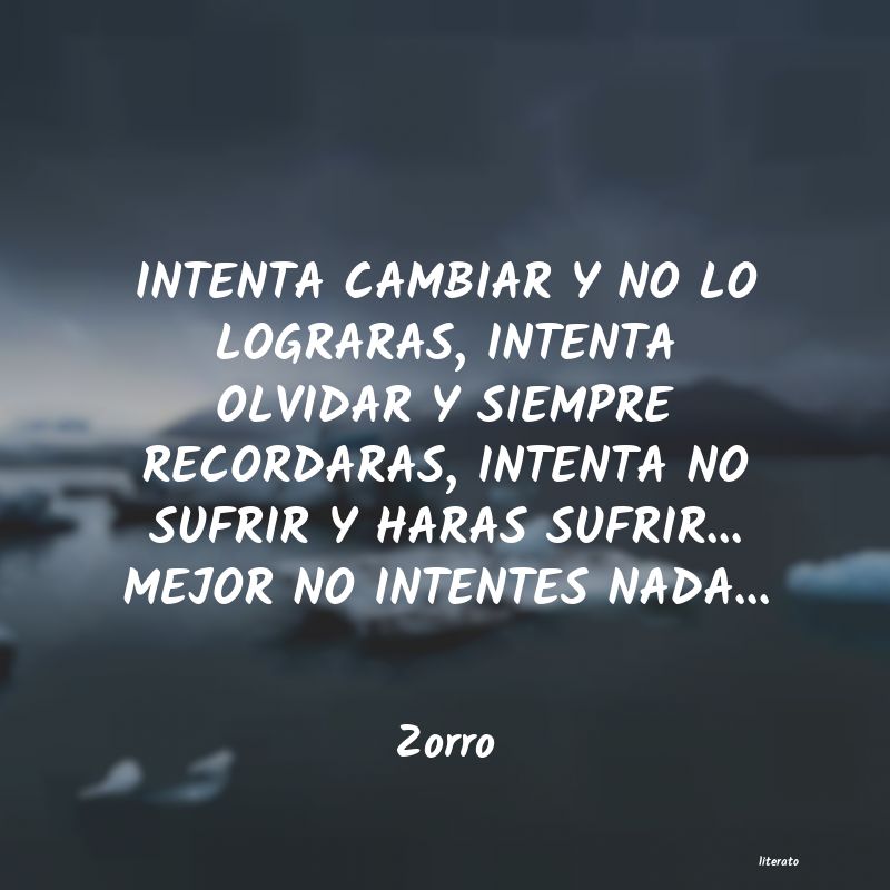 frases de Zorro