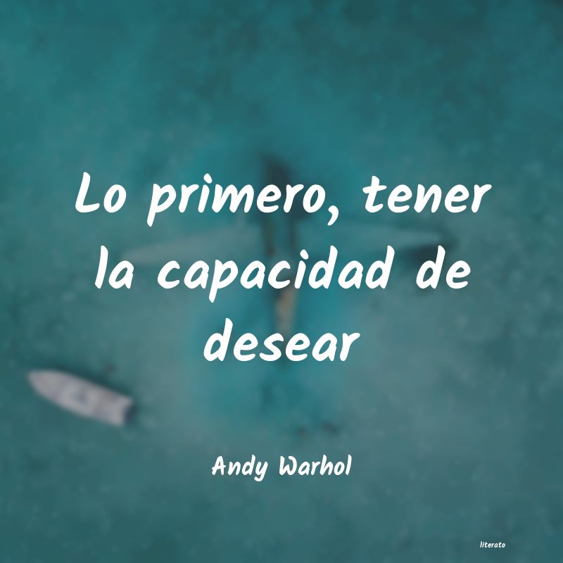 frases de Andy Warhol