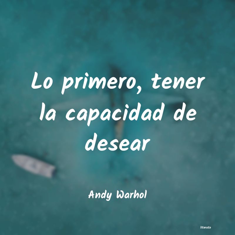 Frases de Andy Warhol