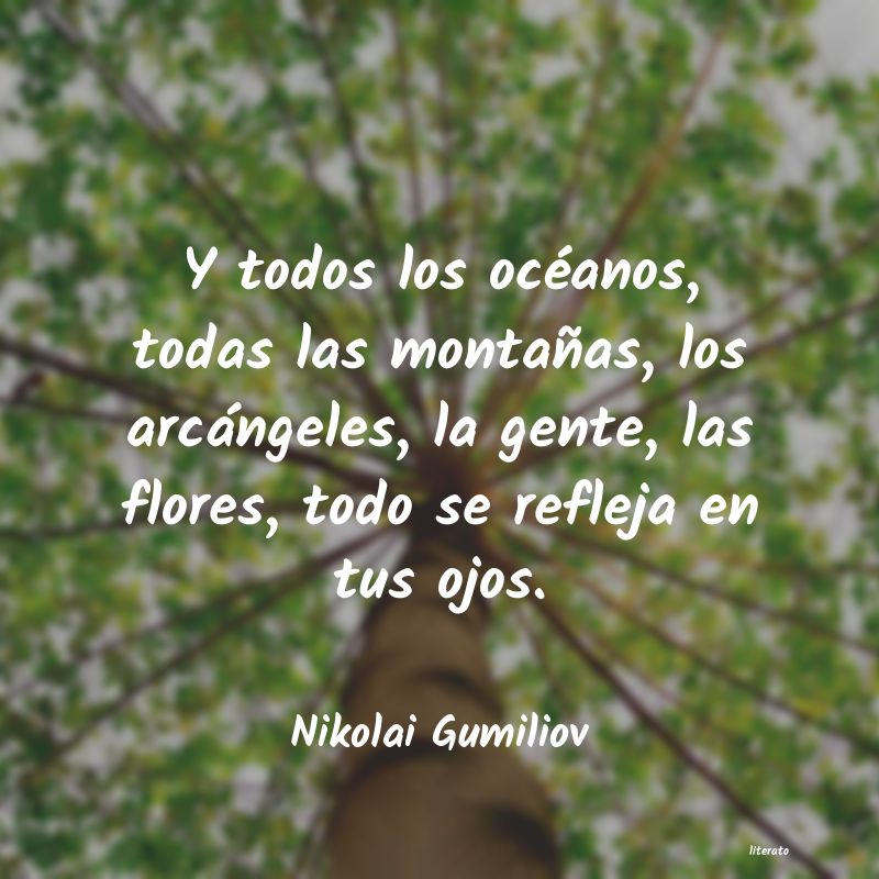 Frases de Nikolai Gumiliov