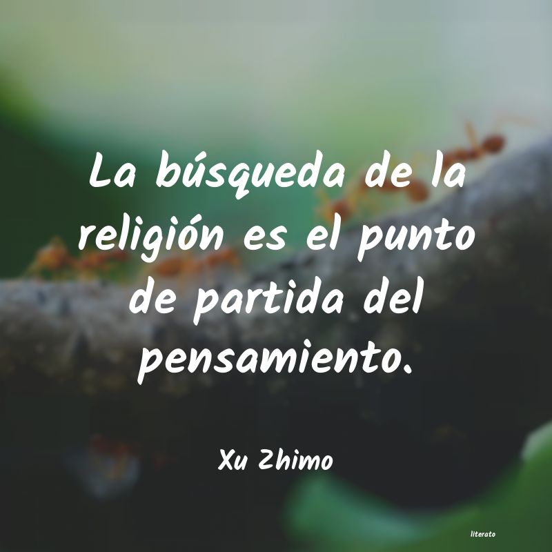 frases de Xu Zhimo