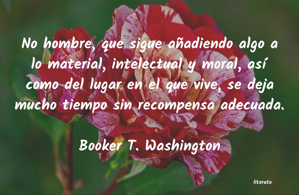 Frases de Booker T. Washington