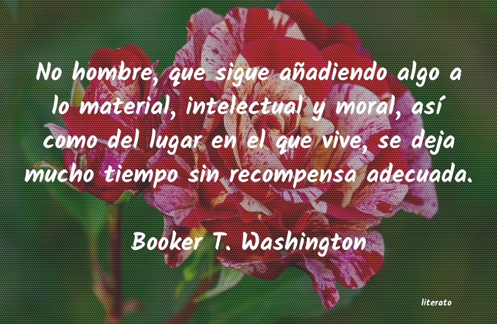 frases de Booker T. Washington