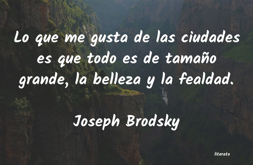 frases de Joseph Brodsky