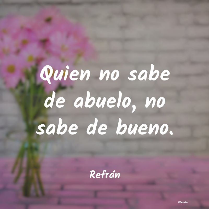 frases de Refrán