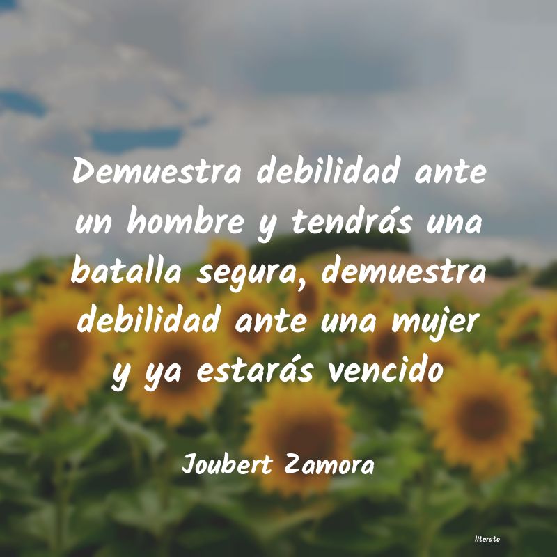 Frases de Joubert Zamora