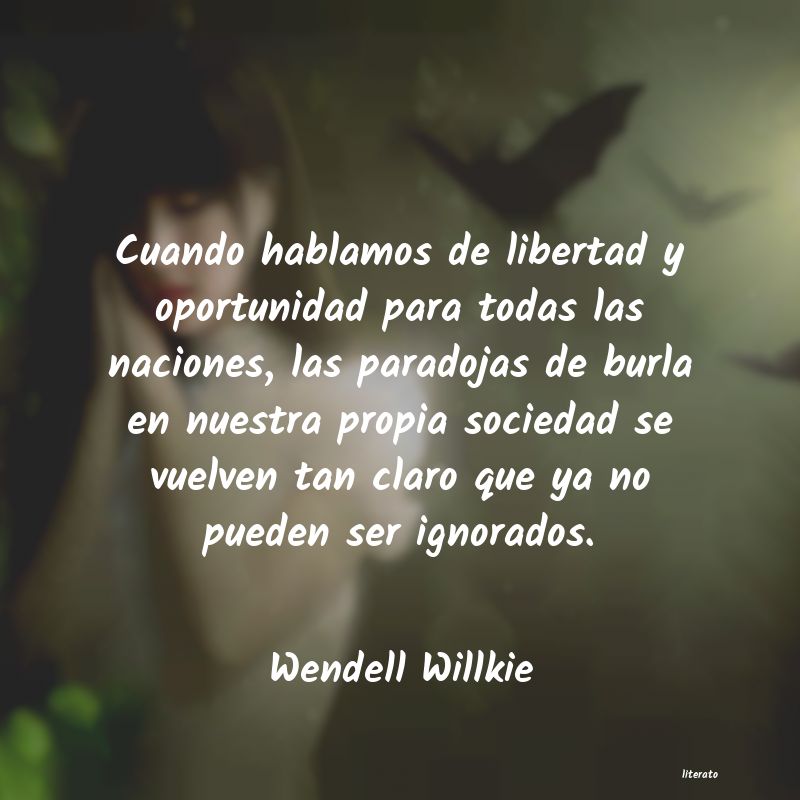 frases de Wendell Willkie