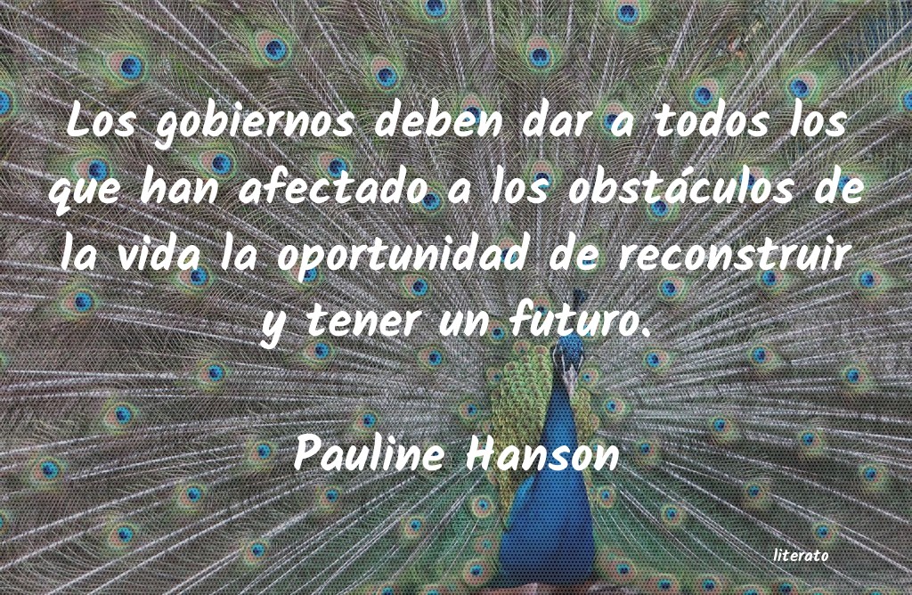 Frases de Pauline Hanson