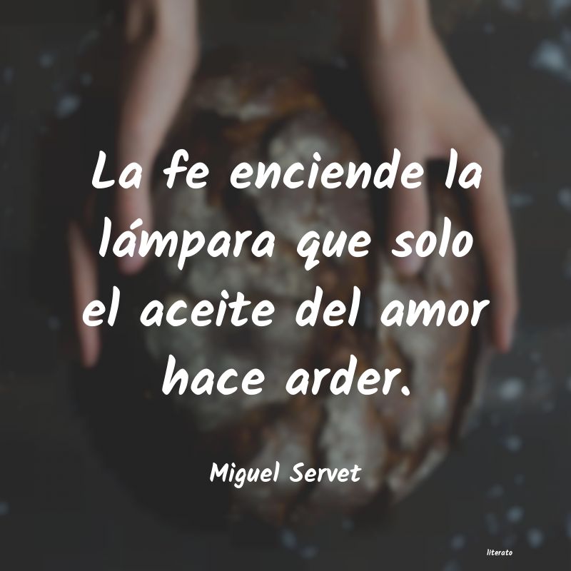 Frases de Miguel Servet