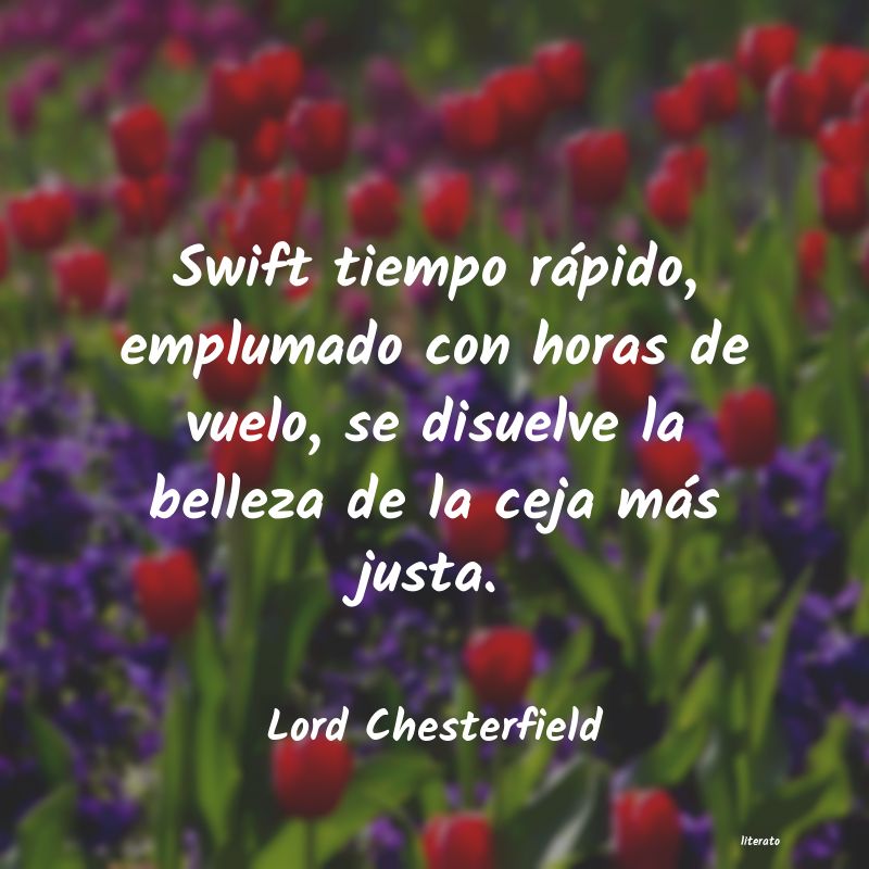 frases de Lord Chesterfield