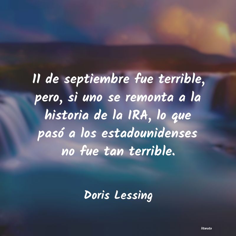 Frases de Doris Lessing