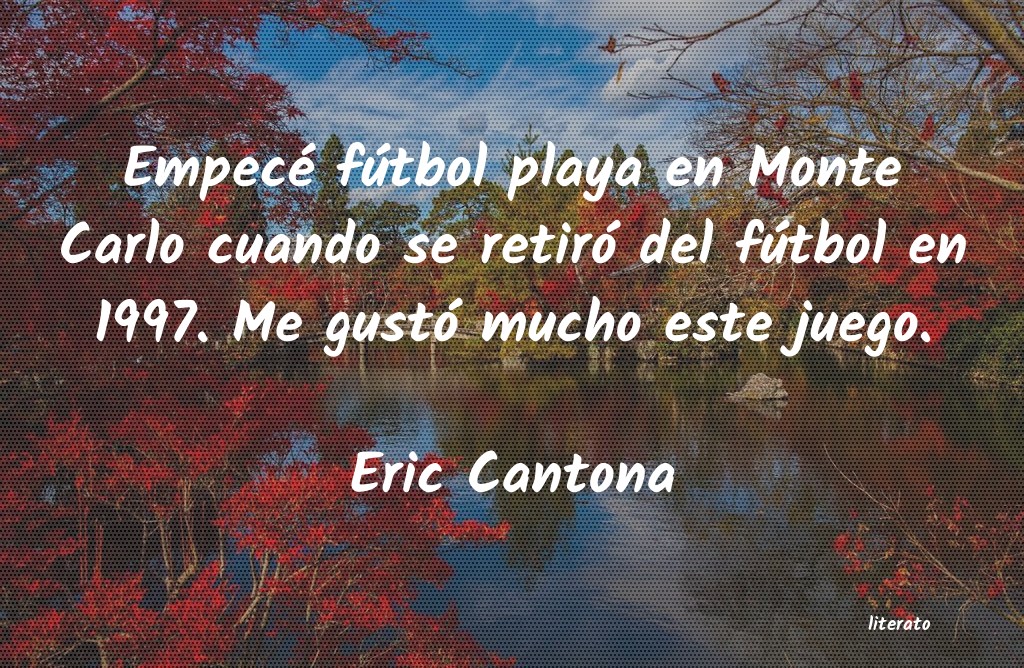 frases de Eric Cantona