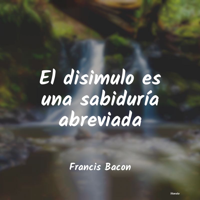 Frases de Francis Bacon