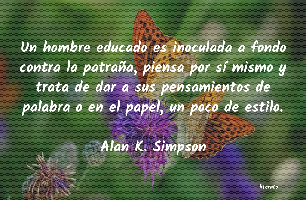 Frases de Alan K. Simpson