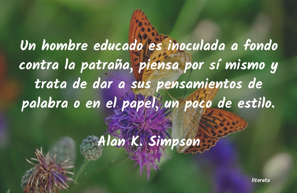 frases de Alan K. Simpson