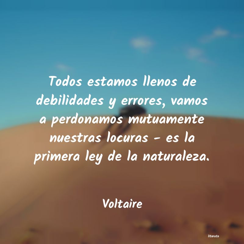 frases de Voltaire