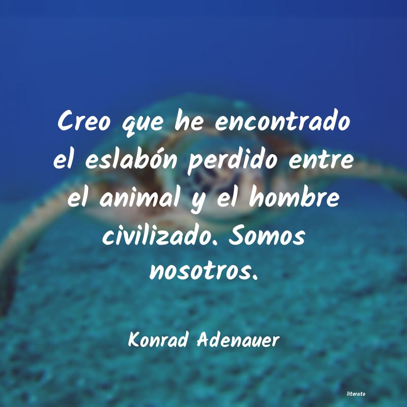 Frases de Konrad Adenauer