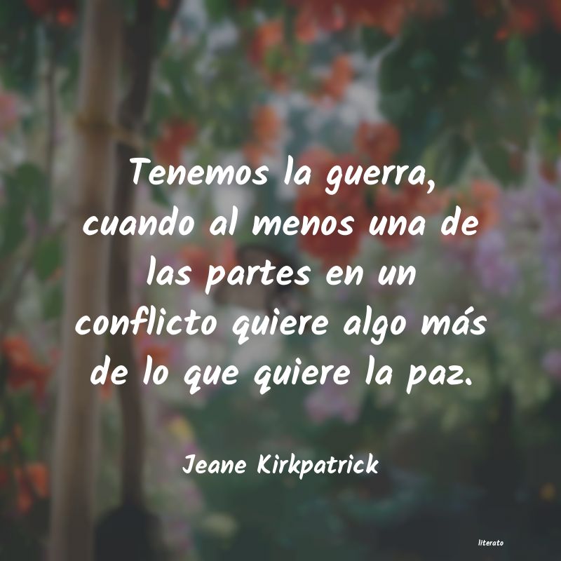 frases de Jeane Kirkpatrick
