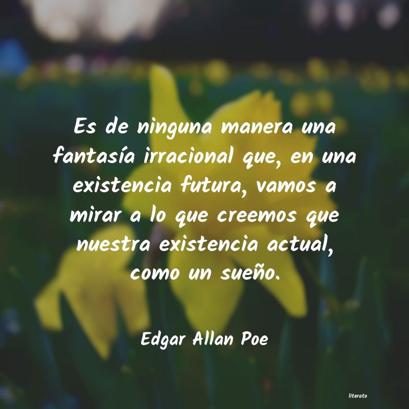 Frases de Edgar Allan Poe