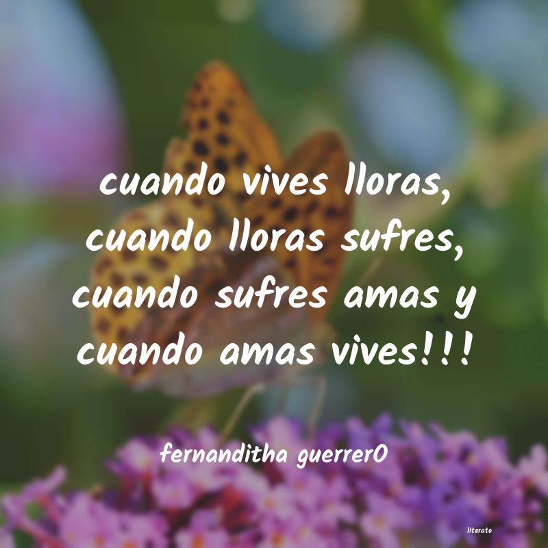 frases de fernanditha guerrerO