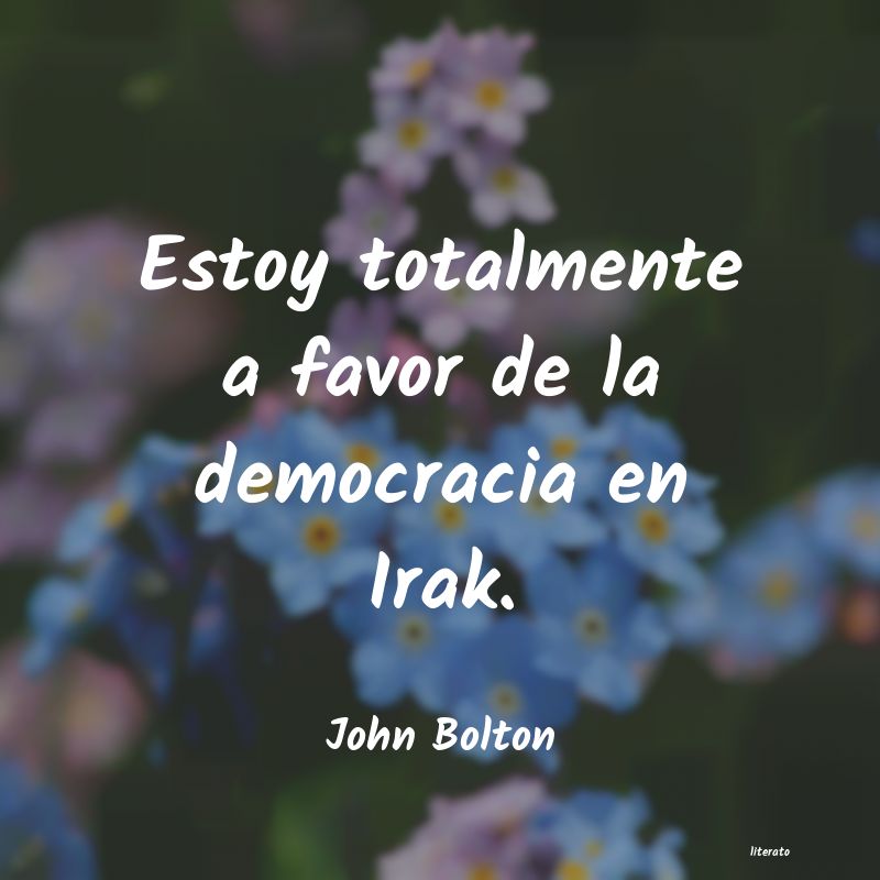 frases de John Bolton