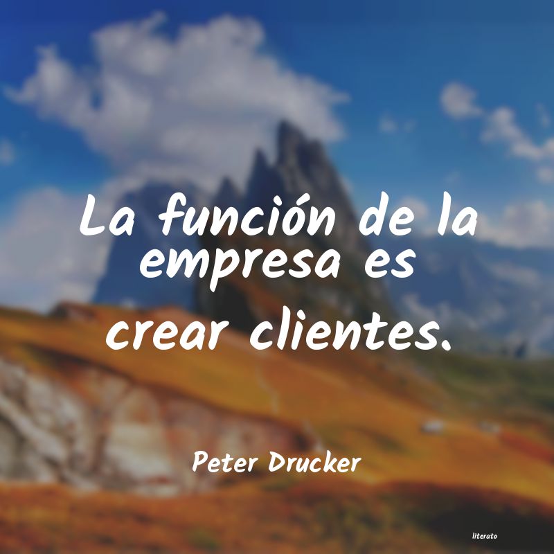 Frases de Peter Drucker