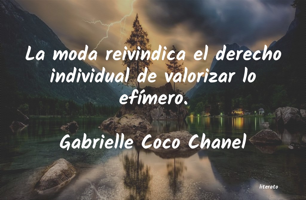 Frases de Gabrielle Coco Chanel