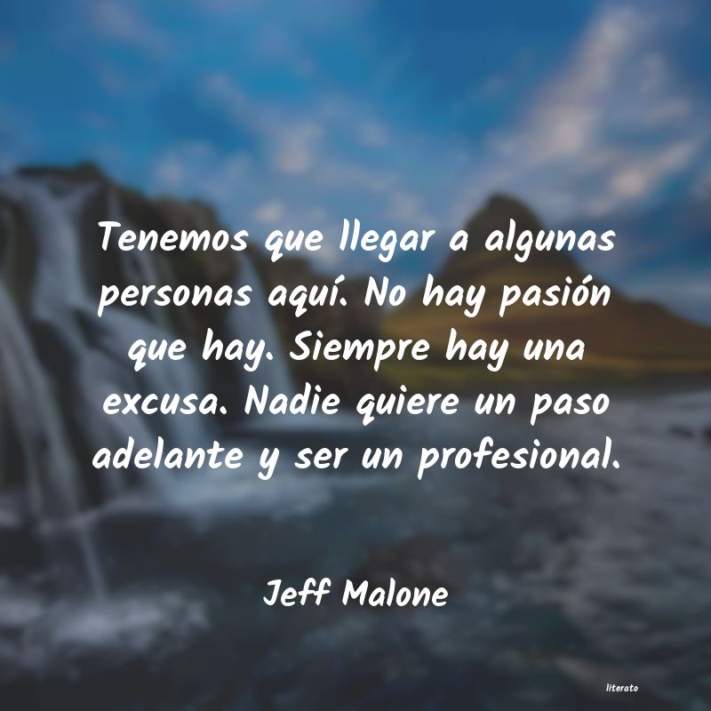 Frases de Jeff Malone