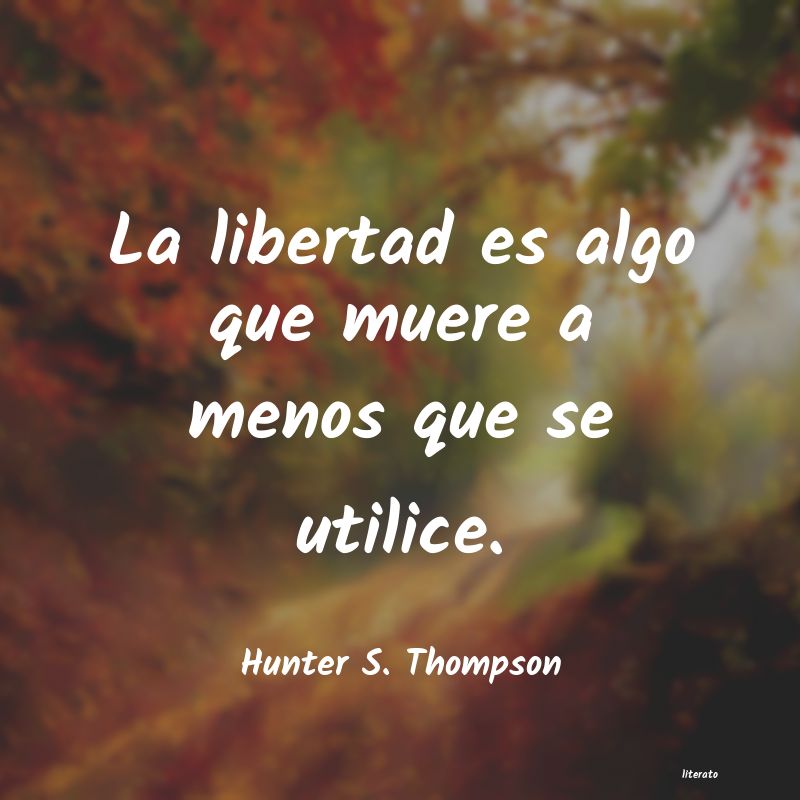 frases de Hunter S. Thompson