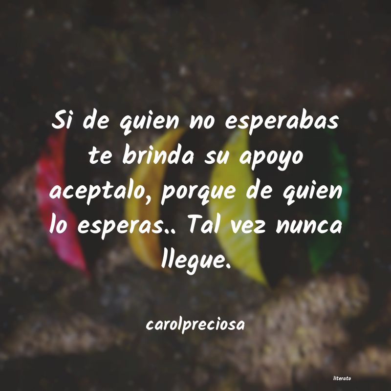 frases bonitas de apoyo